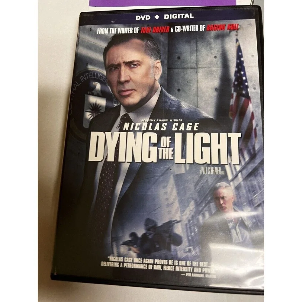 Dying of the‎ Light DVD 2014 Nicolas Cage Thriller Movie combine Shipping